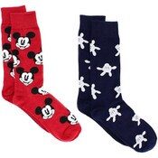 Wholesale - 2pk MEN MICKEY MOUSE TOSS CREW SOCKS SIZE 10-13 C/P 60, UPC: 701570558570